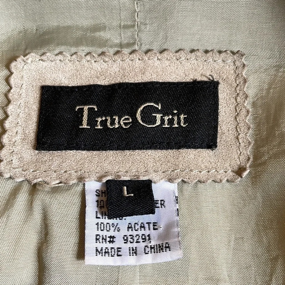 True Grit women’s 100% leather jacket size large - Picture 9 of 10